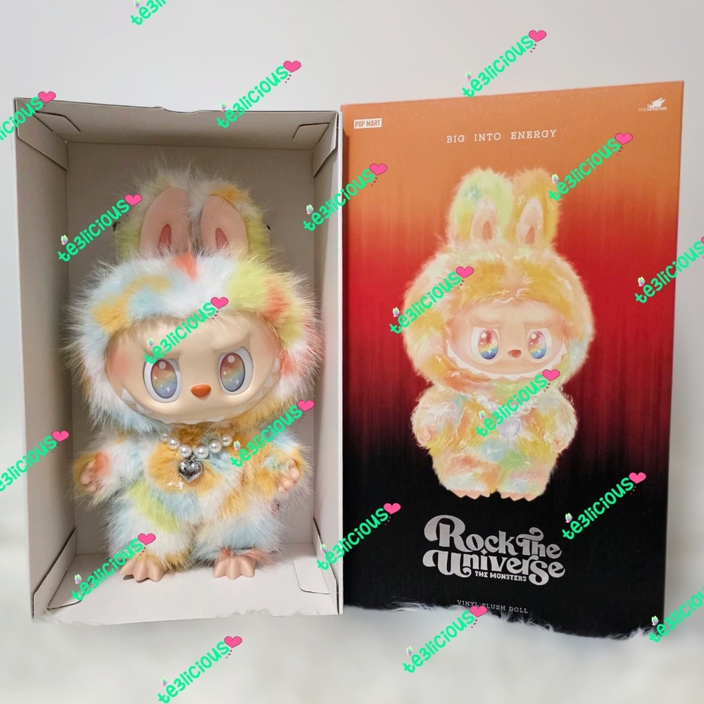 POP MART THE MONSTERS ROCK THE UNIVERSE VINYL PLUSH DOLL